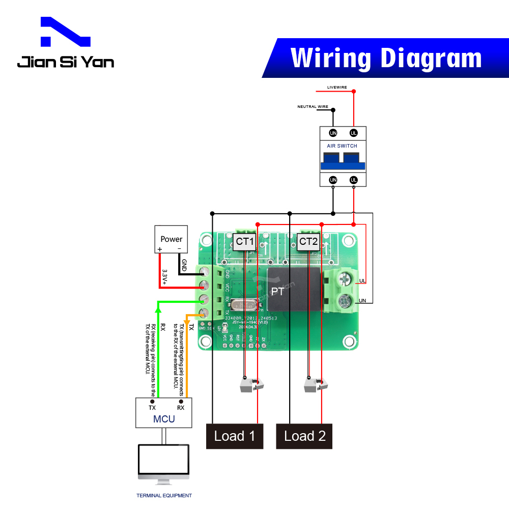 JSY-MK-194G Energy Meter Module