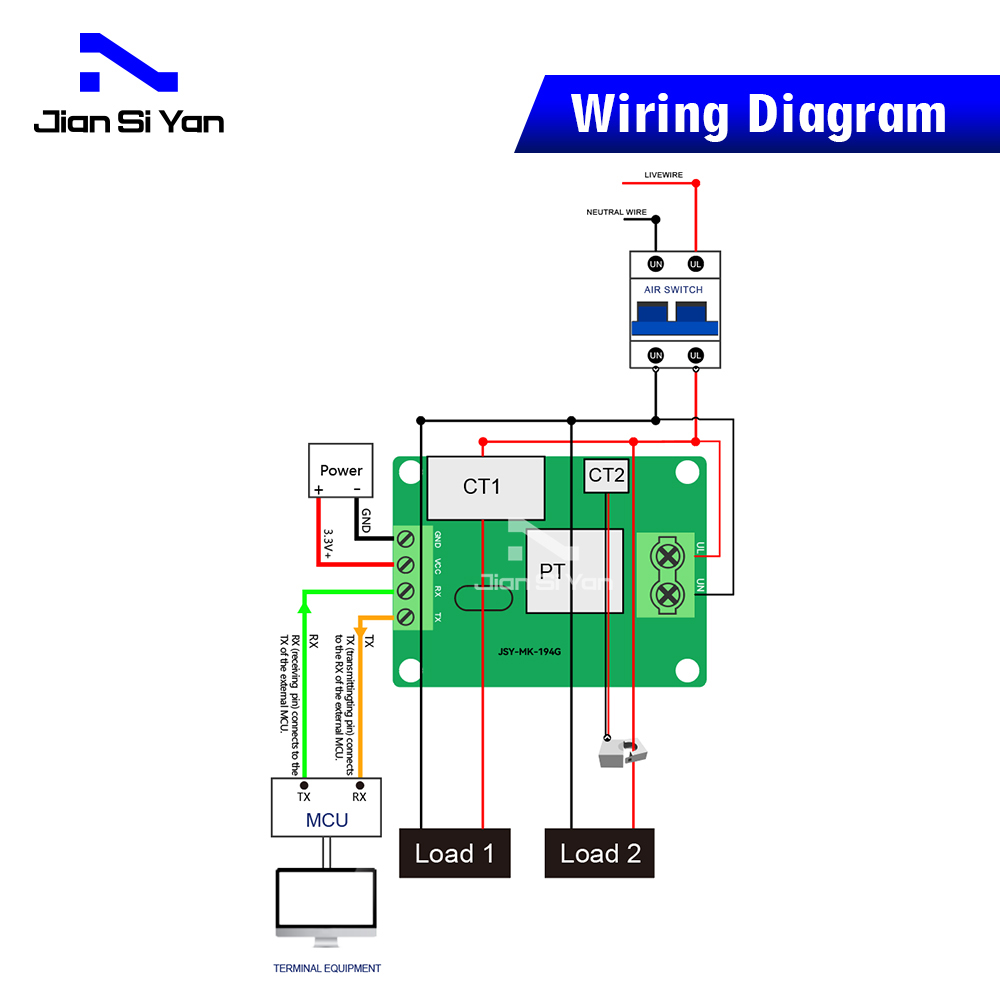 JSY-MK-194G Single phase energy meter