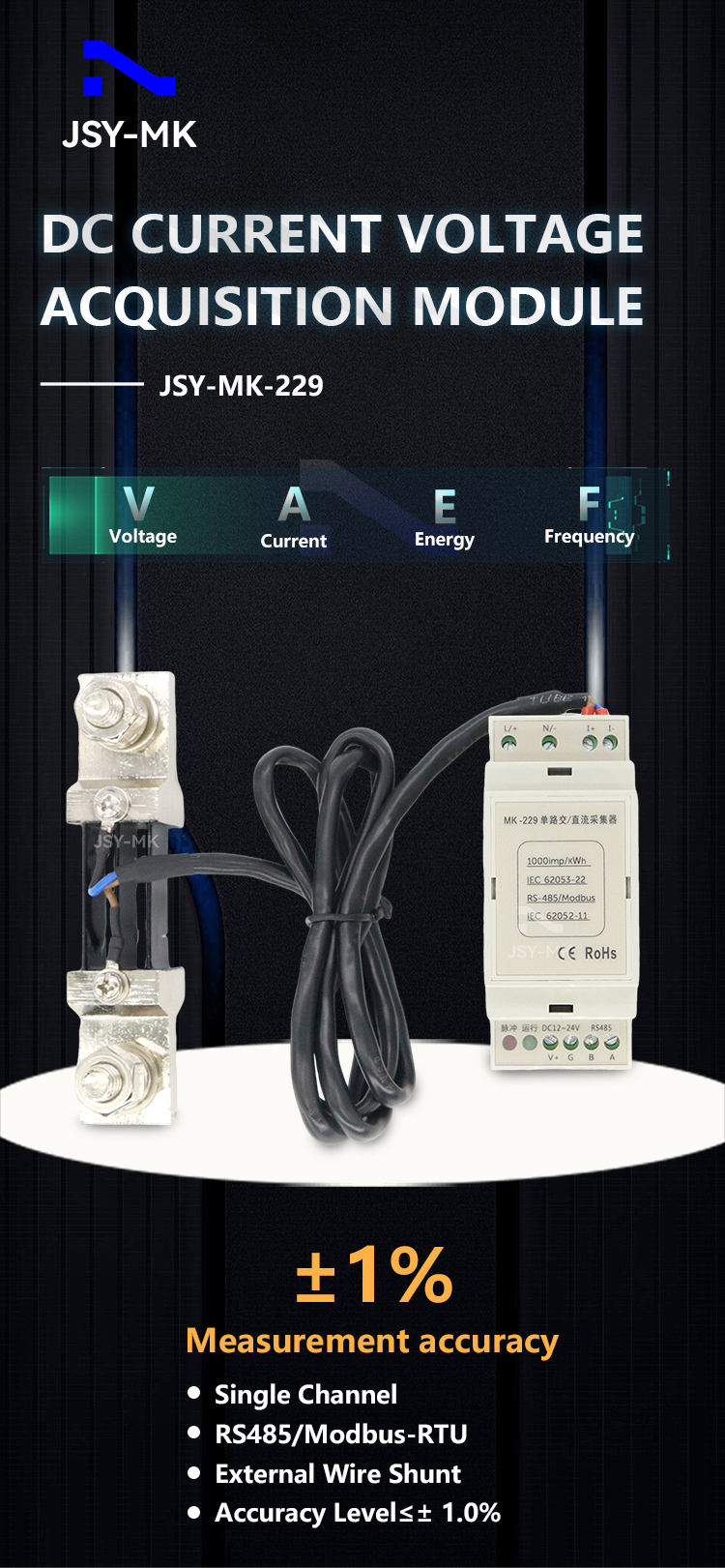 DC Energy meter module