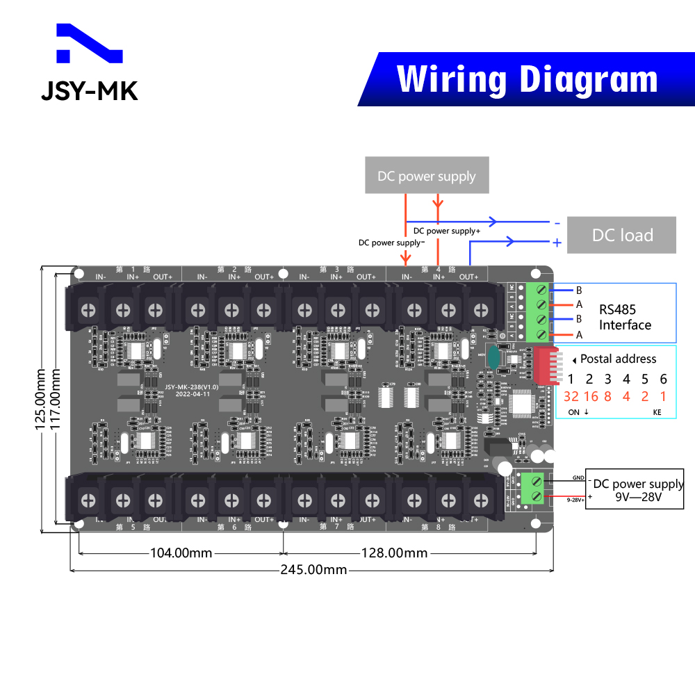 JSY-MK-238 DC Energy meter