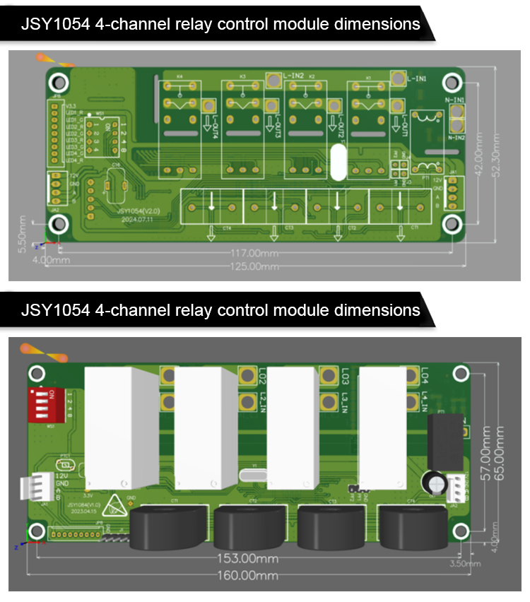 Intelligent IP PDU Meter dimension