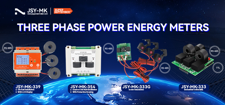 three-phase energy meter